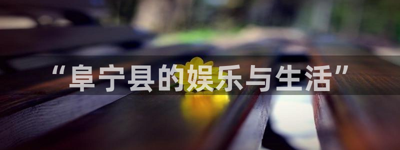 jjb竞技宝：“阜宁县的娱乐与生活”